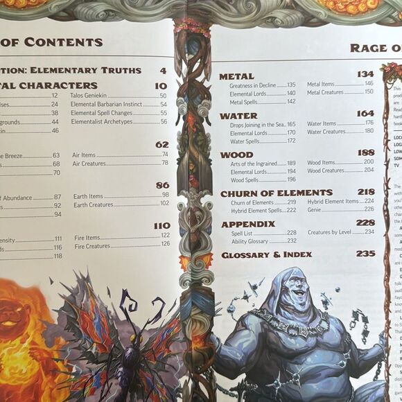 Pathfinder Rage of Elements Rule Book - Picture 8 of 11